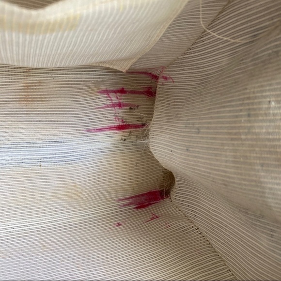 Vintage 50s Box Bag Woven Raffia Straw Purse Gray Black Cottagecore Lunchbox - Picture 11 of 12